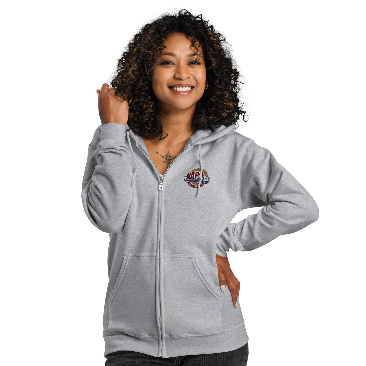 Unisex classic zip hoodie