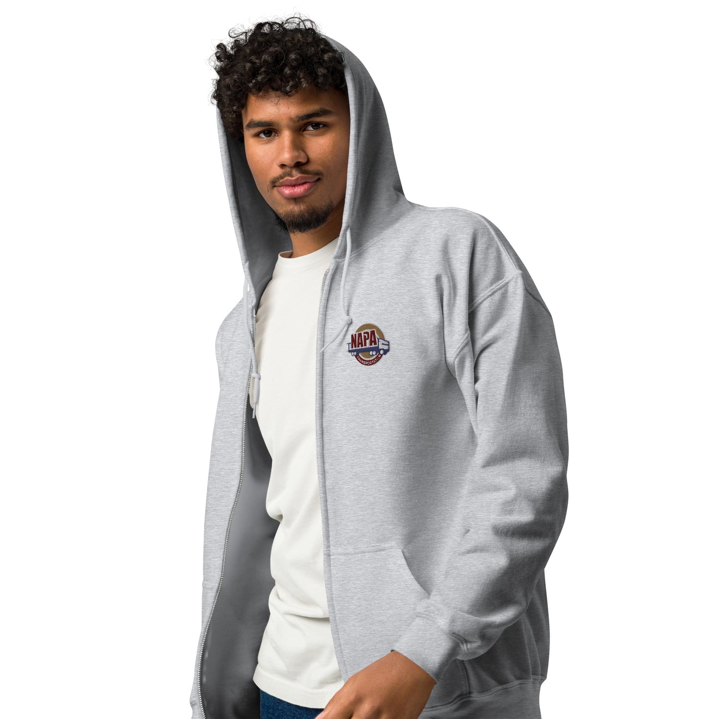 Unisex classic zip hoodie