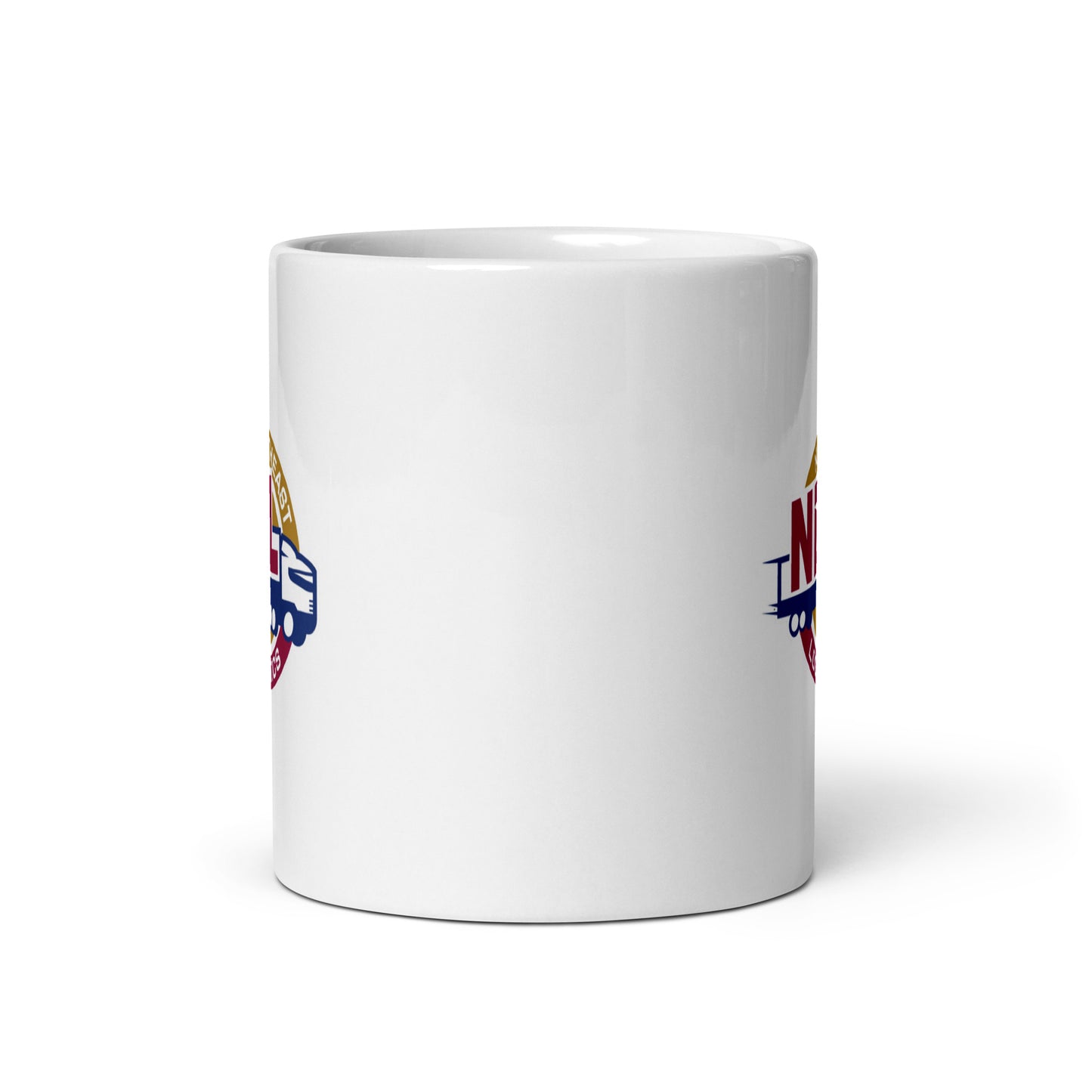 White glossy mug - NEL