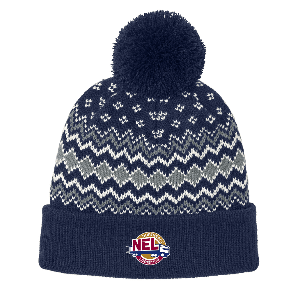 Port Authority® Alpine Pom Beanie - NEL