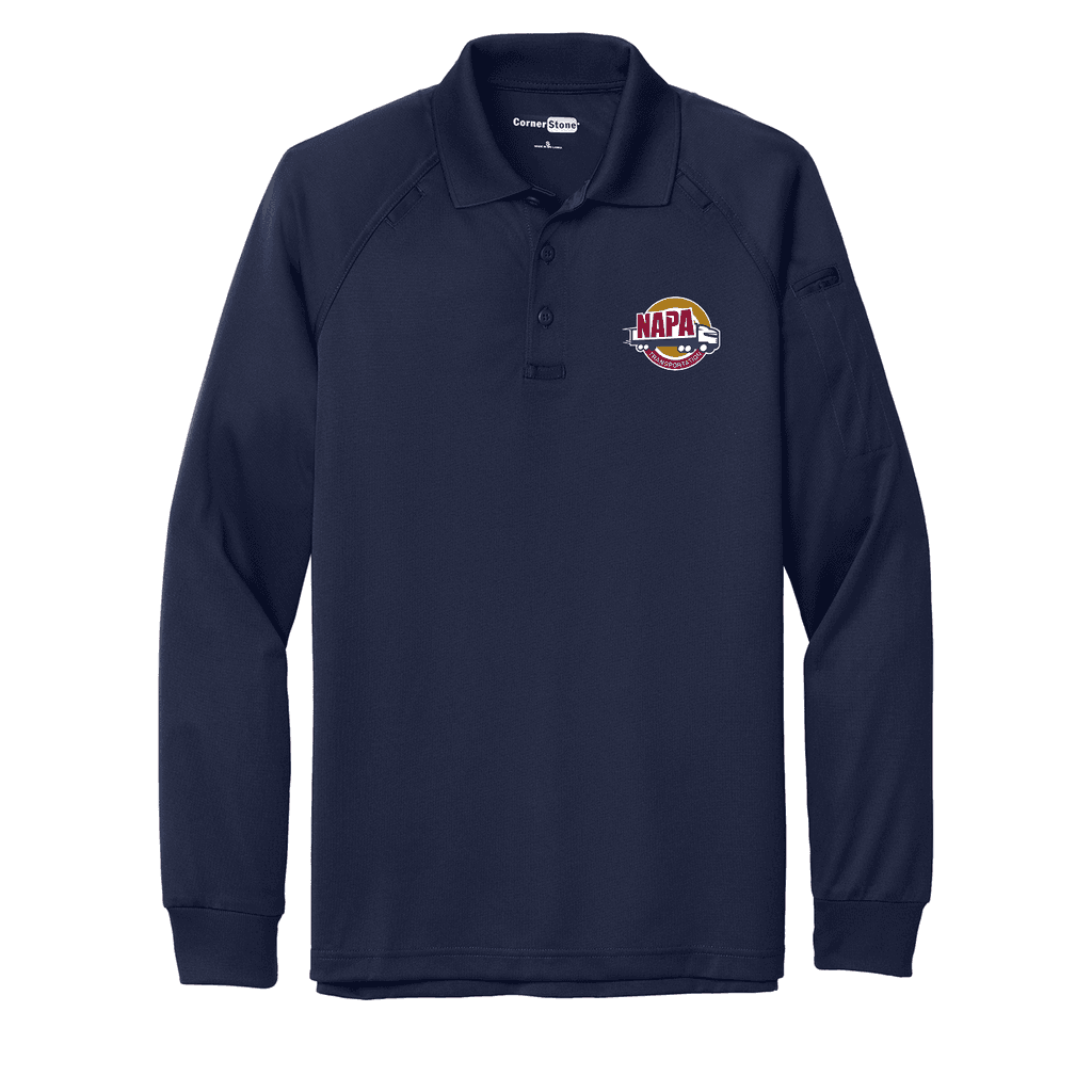 CornerStone® Select Long Sleeve Snag-Proof Tactical Polo - NAPA