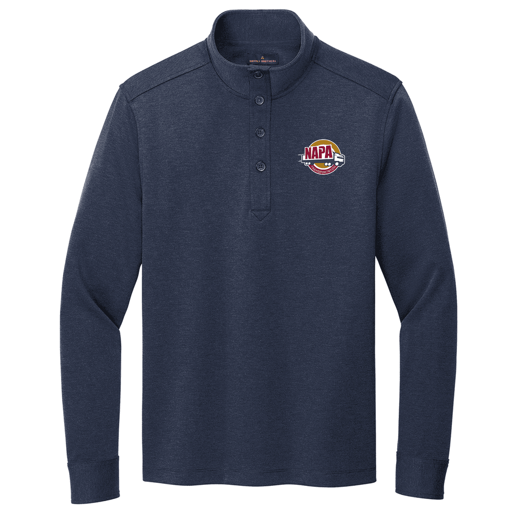 Brooks Brothers® Mid-Layer Stretch 1/2-Button - NAPA