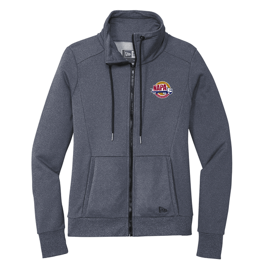 New Era® Women's Performance Terry Full-Zip Cowl - NAPA