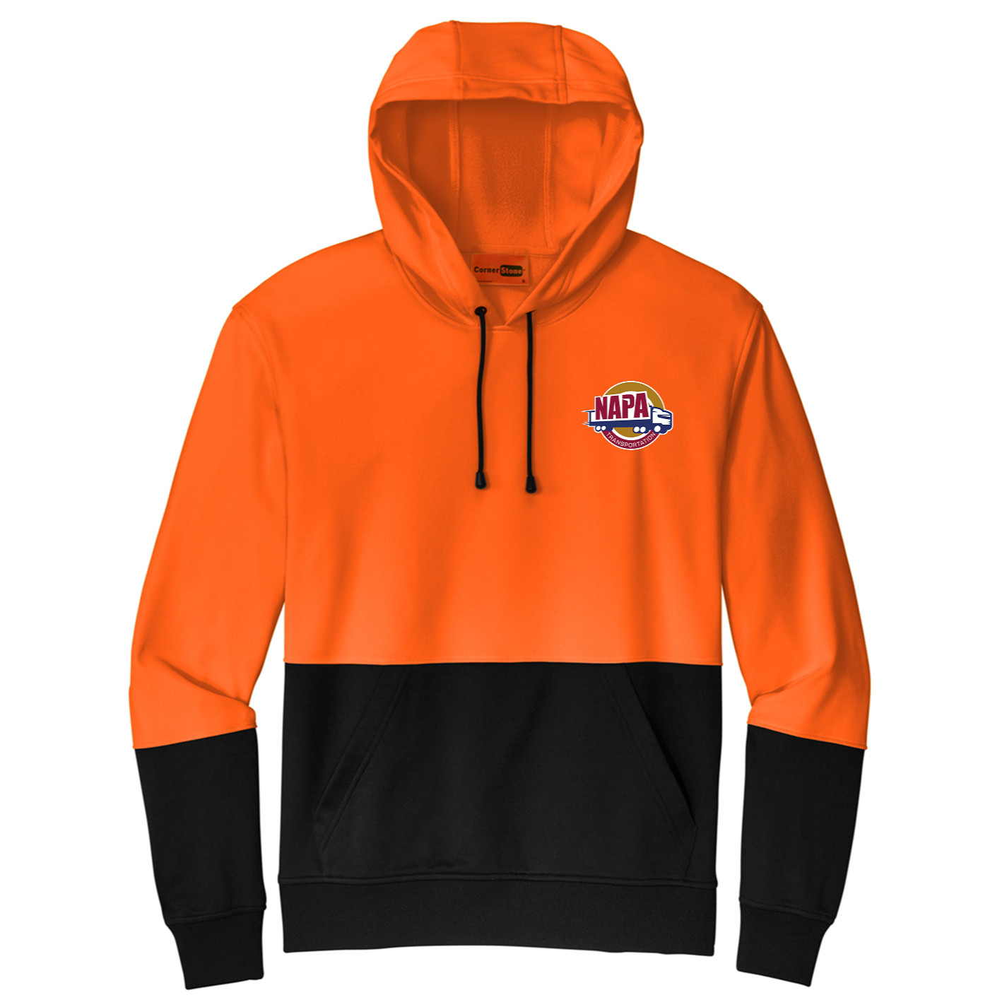 CornerStone® Enhanced Visibility Fleece Pullover Hoodie - NAPA